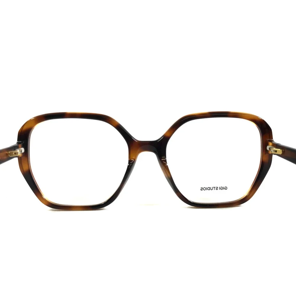 Gigi Studios Eyeglasses Frames ACID 6940/2 Tortoise Butterfly Full Rim 53-19-140